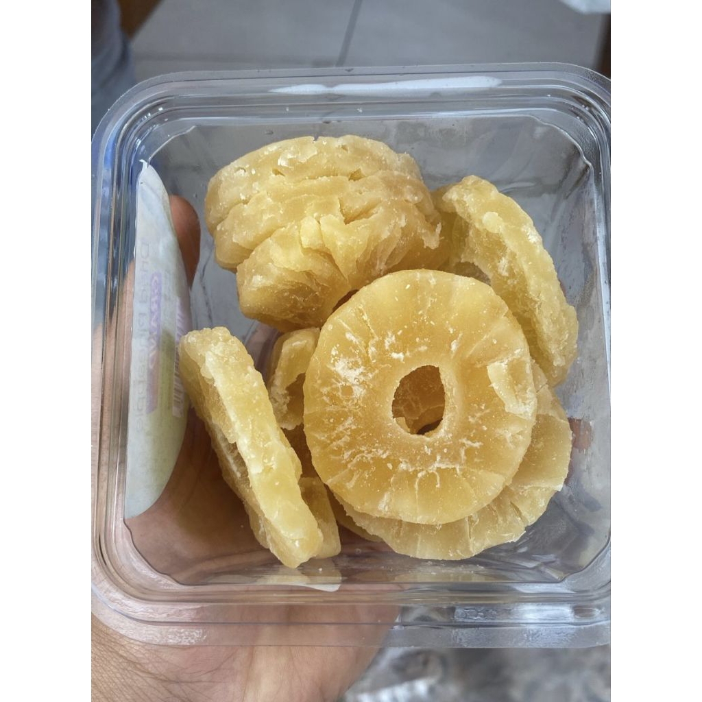 

Dried Pineapple China / Buah Nanas kering impo / 250 gr