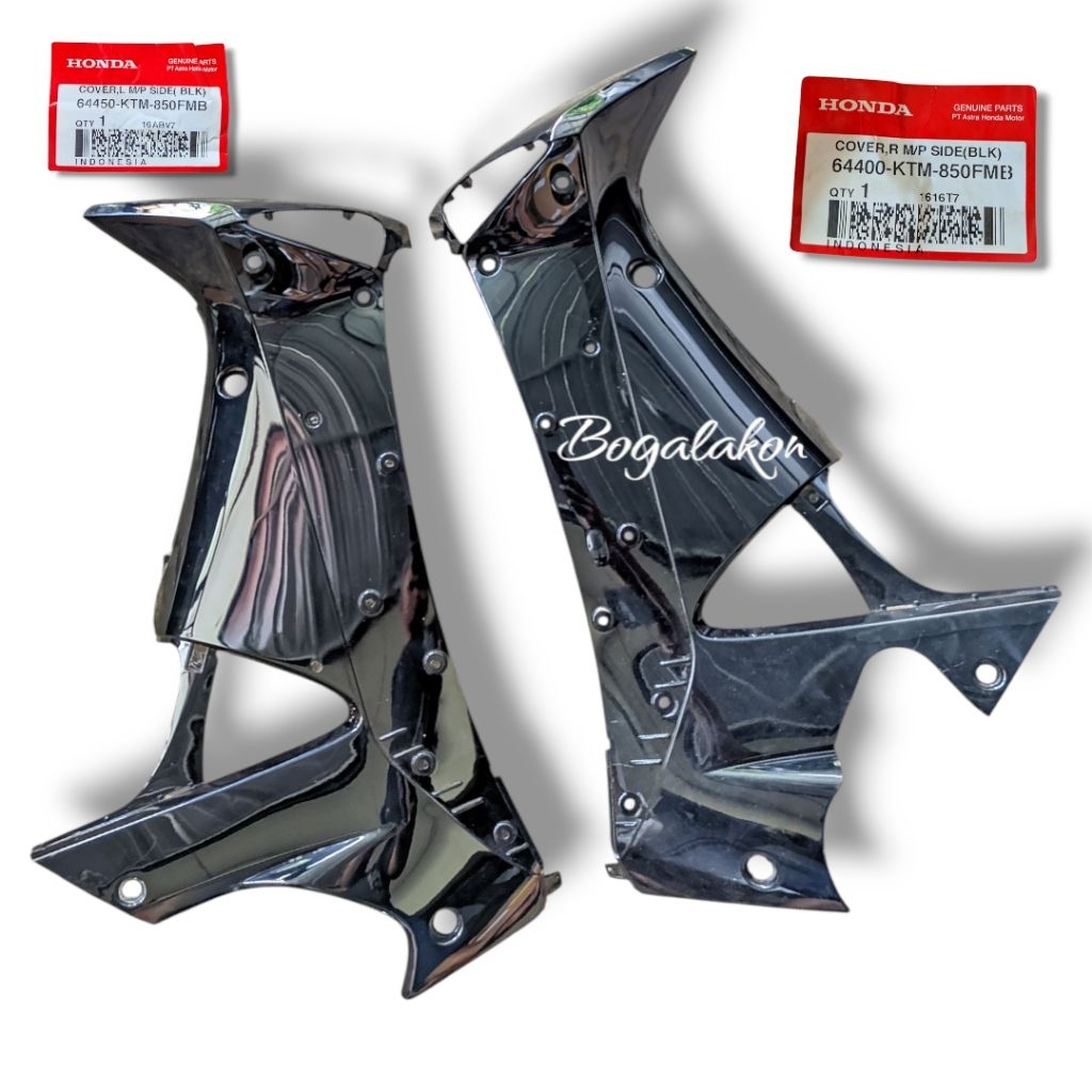 Sayap dalam supra x 125 ktm hitam kanan kiri original ahm