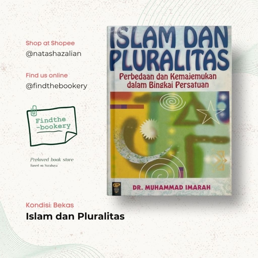 Buku Religi: Islam dan Pluralitas - Dr Muhammad Imarah (Preloved)
