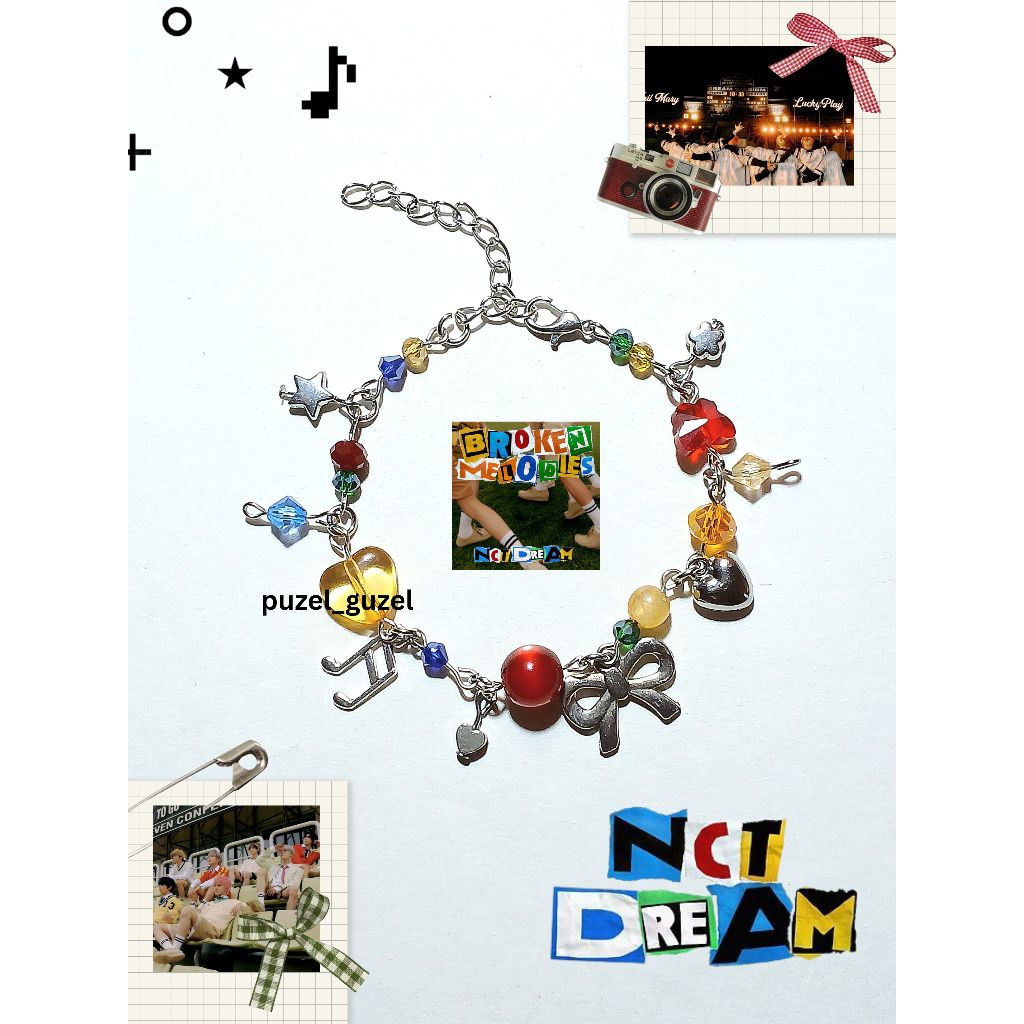 nct dream broken melodis bracelet | gelang kpop | gelang nct