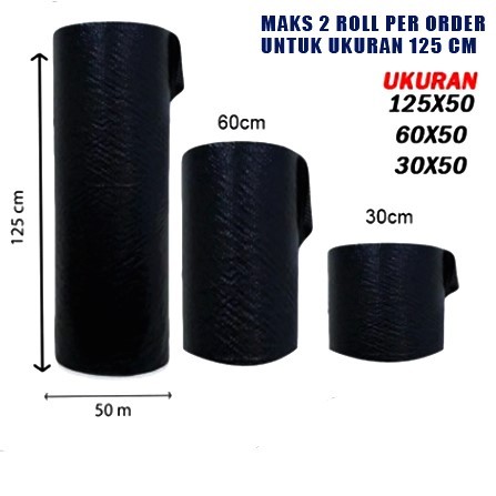 

Bubble Wrap HItam 2,7 kg 125cm X 50meter - Bubble Wrap Tanpa Tulang