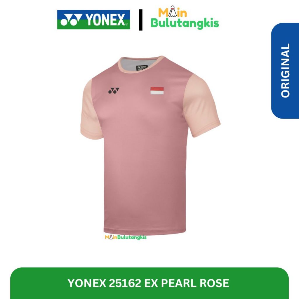 Kaos Jersey Badminton Yonex YOB 25162 EX Pearl Rose Original
