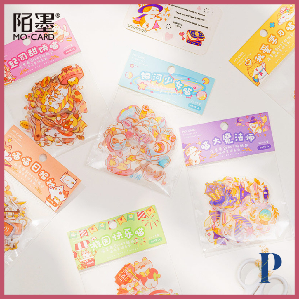 

Momo Meow Planet Flake Stickers Set