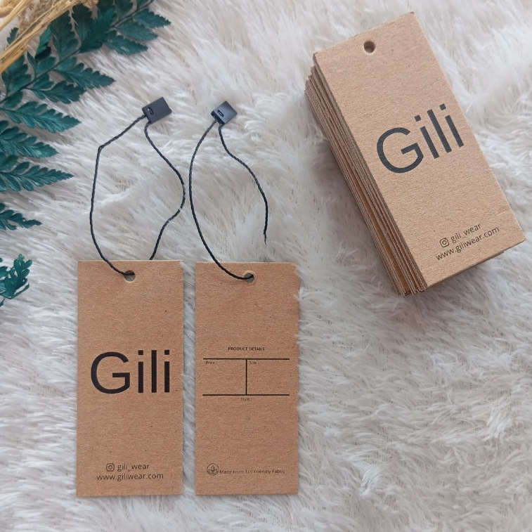 

Hangtag Custom Bahan Craft | Cocok untuk Toko Baju / Souvenir | Bisa Kirim Desain