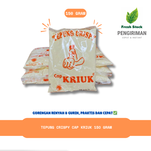

TEPUNG CRISPY CAP KRIUK 150 GRAM | FreshStock