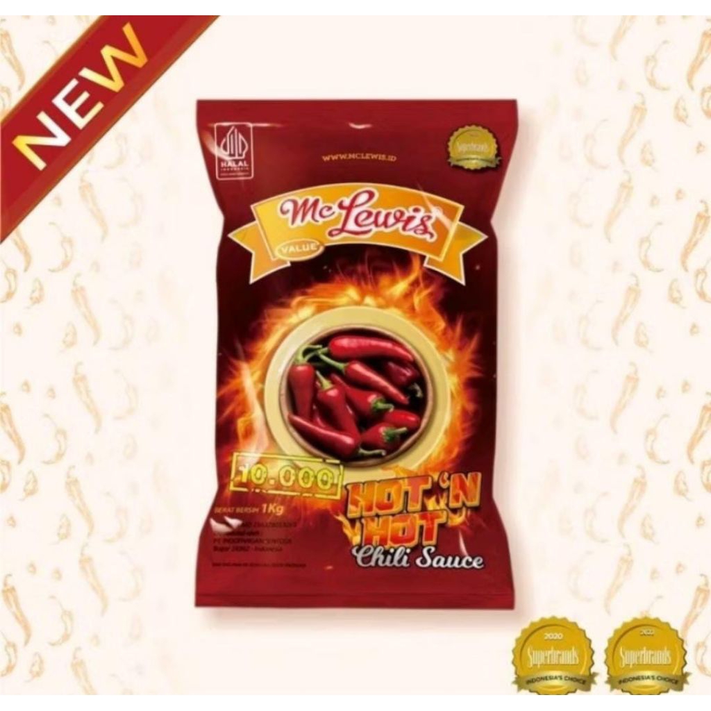 

Saus Sambal Mc Lewis Hot N Hot 900gr