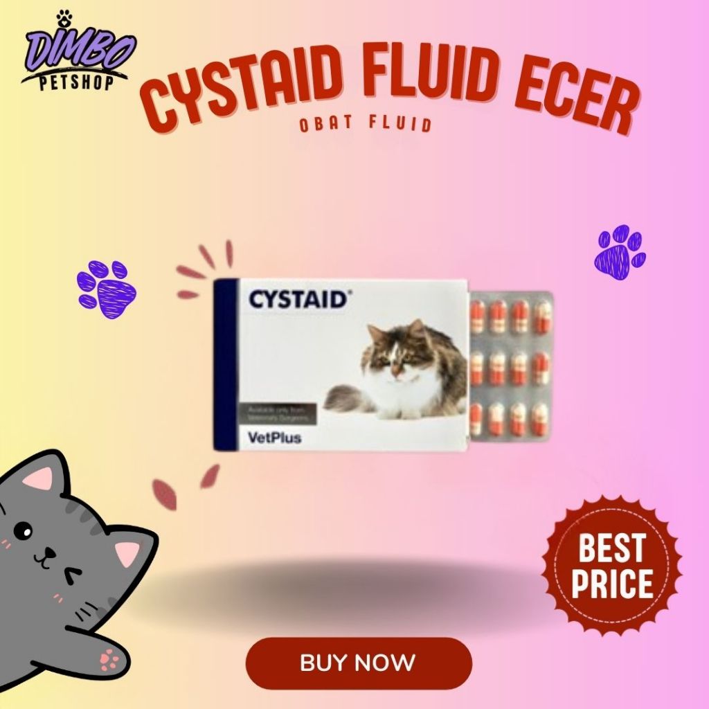 Cystaid Plus CystaidPlus Kapsul ECER Obat Gangguan Saluran Kencing FLUTD