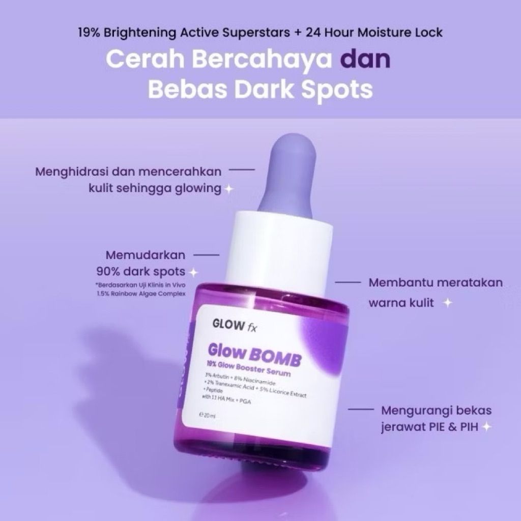 Glow fx Glow Bomb Serum 19% Glow Booster | Glow fx Acne Pure Serum | Glow fix Ceracapsule Peeling So