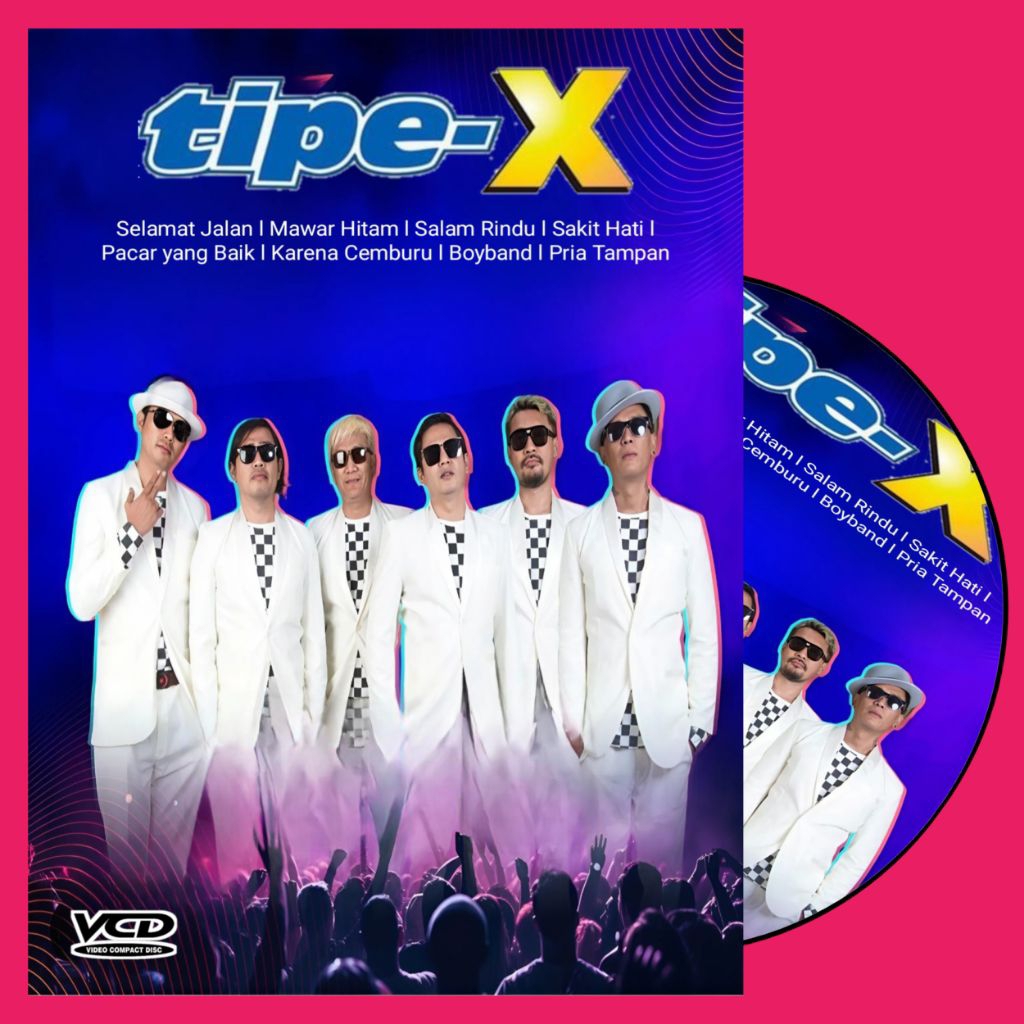 KASET VCD TIPE-X LAGU SKA REGGAE INDONESIA - VCD LAGU TIPE X BAND SKA INDONESIA