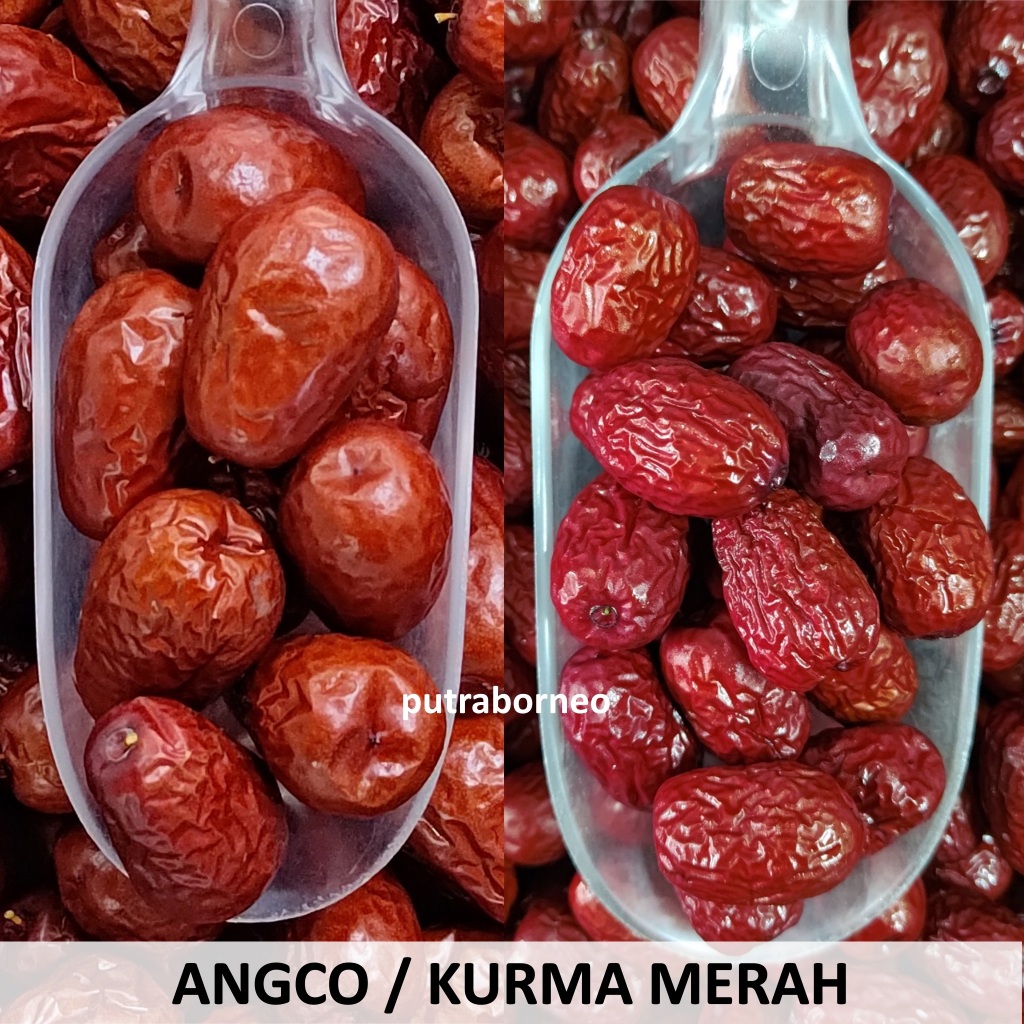 

PB Angco Merah 1 kg/ Red Dates / Jujube / Hong Zao / Kurma Merah Herbal Kering