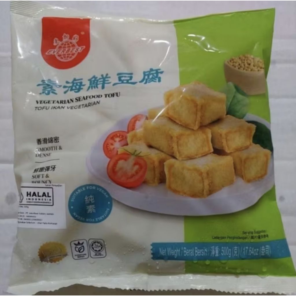 

VEGETARIAN SEAFOOD TOFU - EVERBEST 500GR