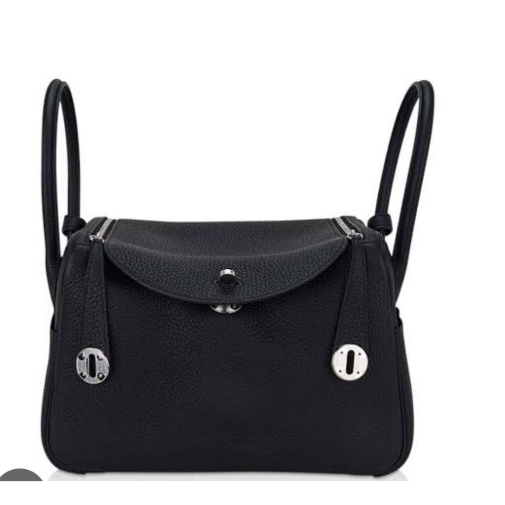 preloved lindy 26cm black cow leather