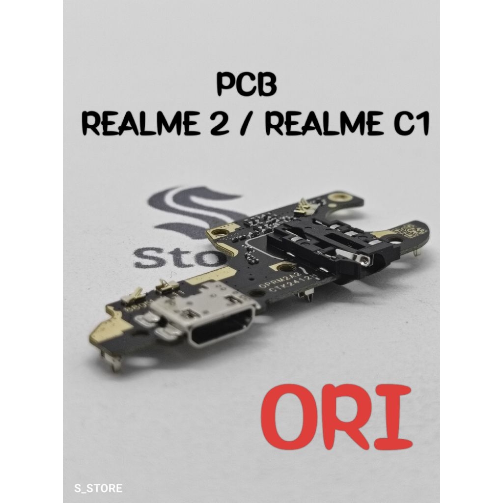 CONNECTOR CHARGER REALME 2 / REALME C1 ORI + IC PAPAN KONEKTOR CAS PCB BOARD REALME 2 / REALME C1