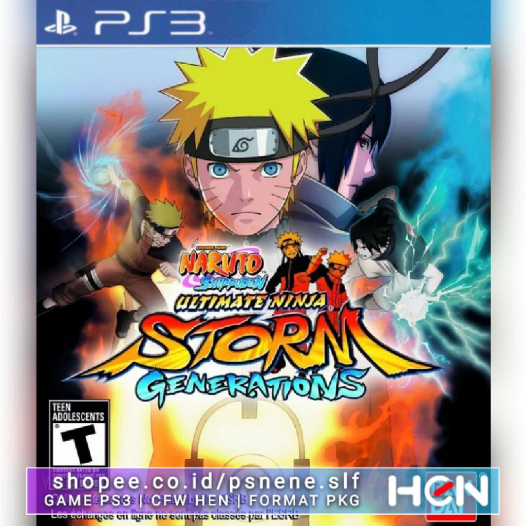 GAME PS3 NARUTO SHIPPUDEN ULTIMATE NINJA STORM GENERATIONS