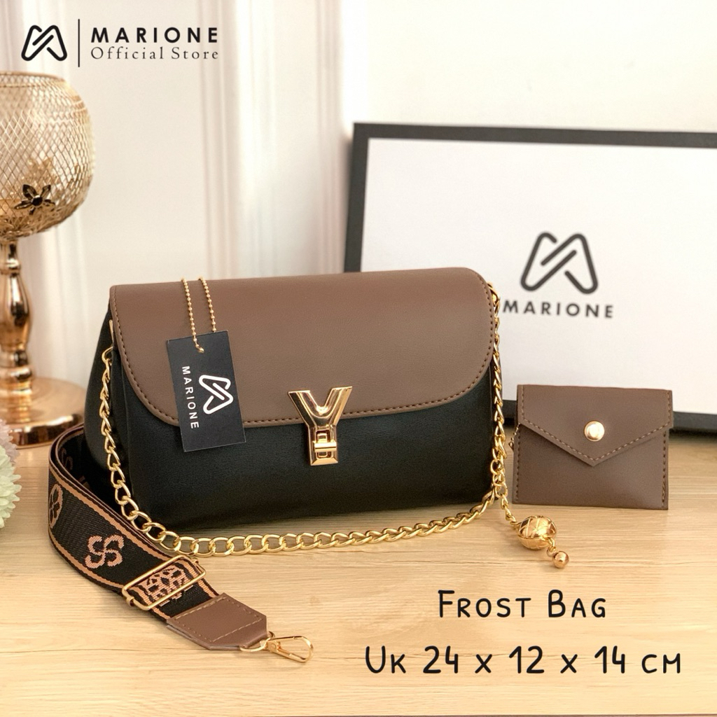 MARIONE - FROST BAG TAS SLEMPANG DAN JINJING WANITA KEKINIAN