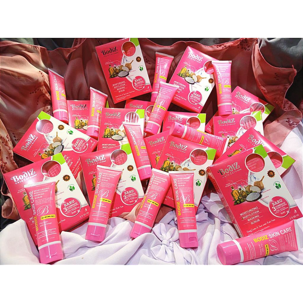 5 LUSIN / 60 BOTOL BODIZ SKIN CARE PAKET USAHA ( BONUS 1 PAKET BODIZ SKIN CARE ) KOSMETIK HERBAL SKI