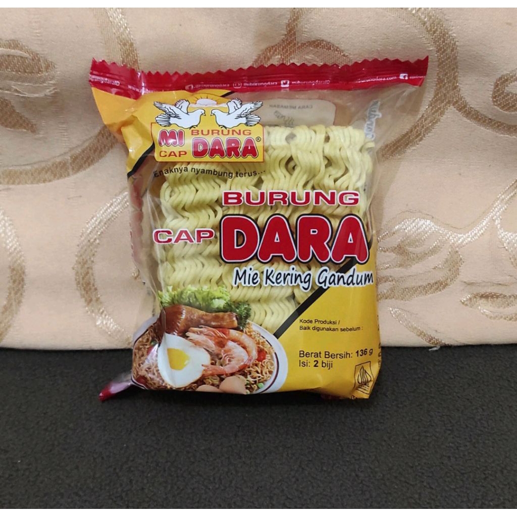 

Mie Burung Dara Mie Keringat 131gr - Mie Kering Original