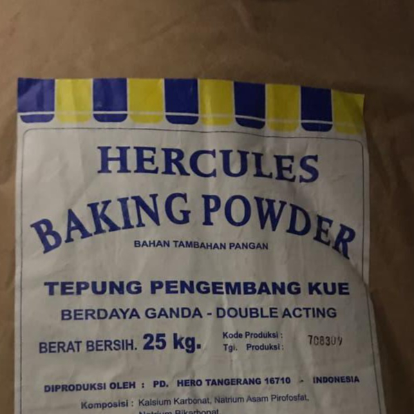 

Baking Powder Double Acting BPDA Hercules Rep 250gram