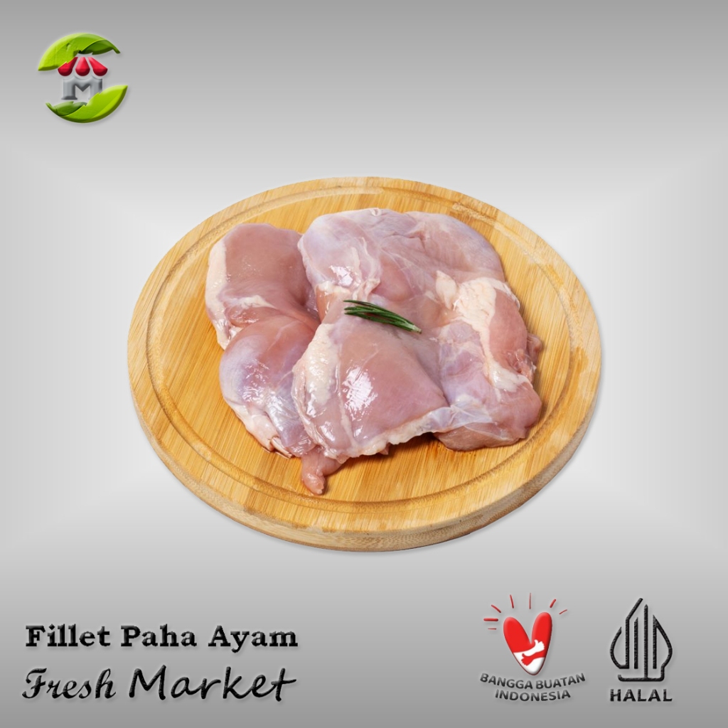 [DEPOK] Boneless Fillet Paha Ayam Tanpa Kulit Pack 970gr - 1kg
