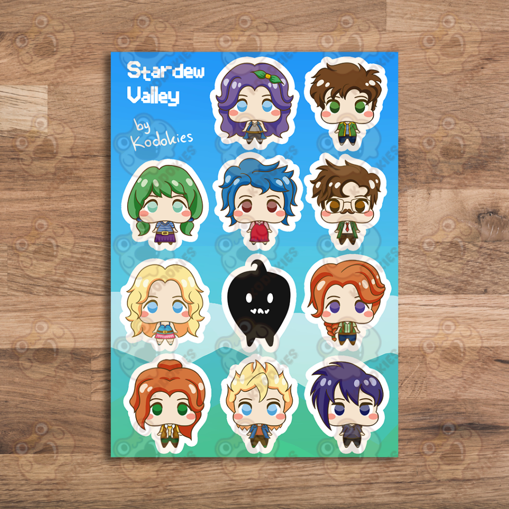 

Stardew Valley Sticker | Stiker Stardew Valley | Stardew Valley Merch Fanmerch