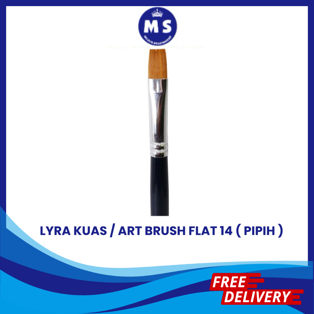 

LYRA KUAS / ART BRUSH FLAT 14 ( PIPIH )
