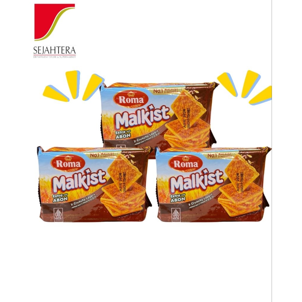 

Roma malkist Extra abon Crunchy layers 105gr