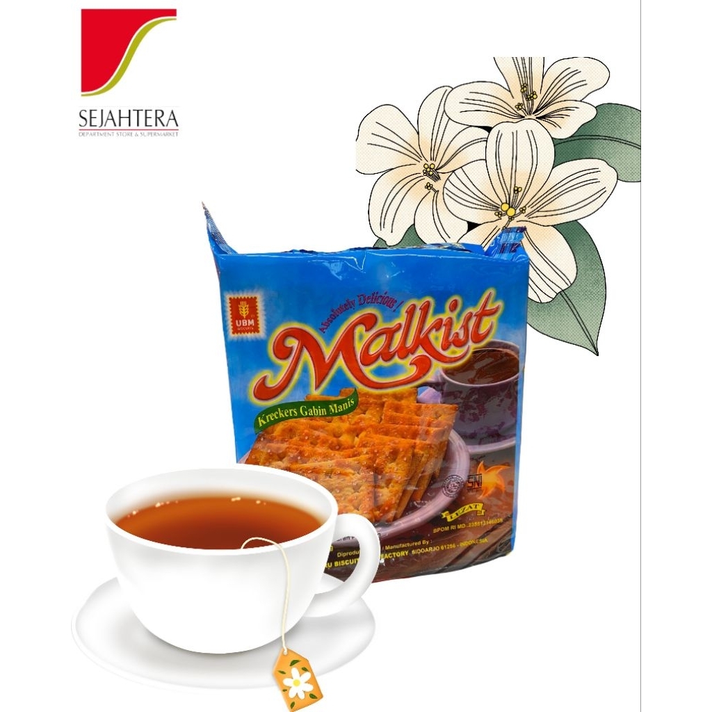

UBM biscuit Malkist Cracker gabin manis 300gr