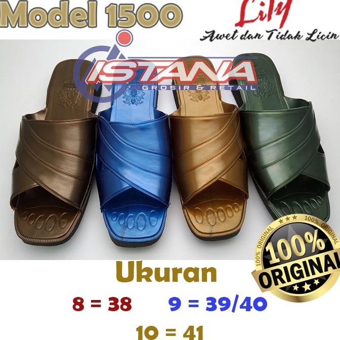 KODE T78P SANDAL LILY PRIA 15 SANDAL LILI SLOP SANDAL JADUL SANDAL LILI MURAH SANDAL LILY ORIGINAL