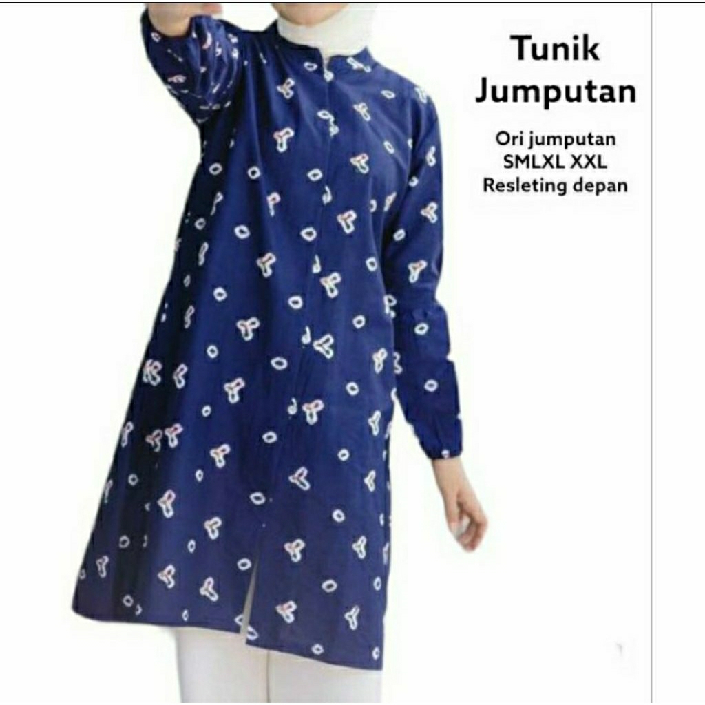Tunik Jumputan Batik Solo Tunik Batik Wanita