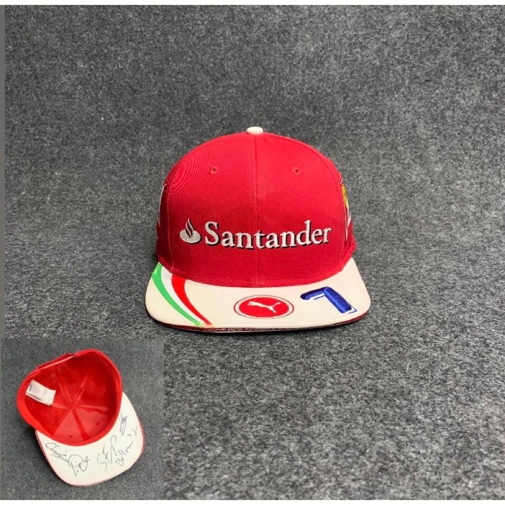 Topi Puma X Ferrari Santader Kimi Raikkonen - Topi F1 Original - Topi Racing