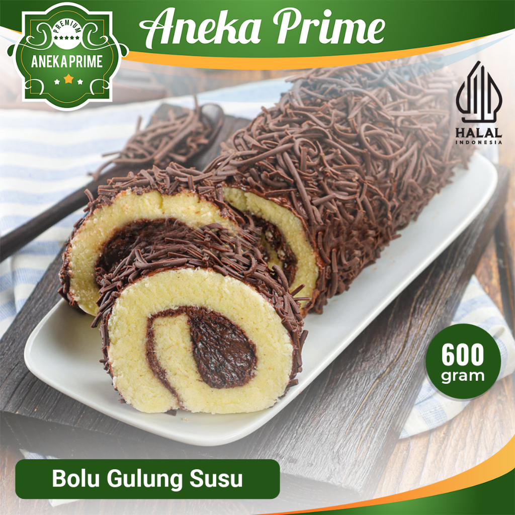 

Bolu Gulung Susu Cokelat - Reguler Pack (550gr)