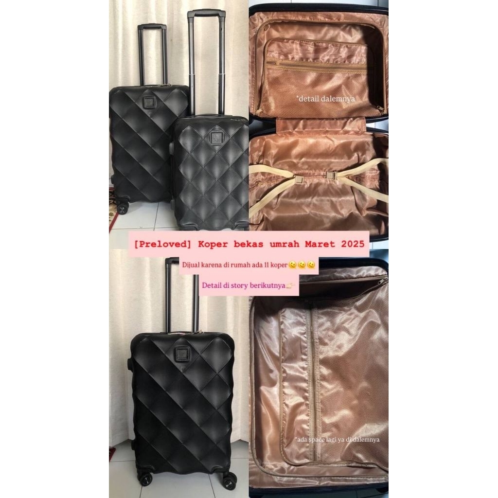 [Preloved] Koper Bekas 2025. Koper Second. Koper Seken. Thrift Koper. Koper 22 inch. Koper 16 inch. 