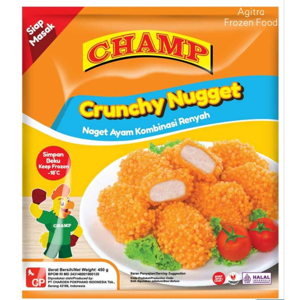 

Champ Crunchy Chicken Nugget 450gr Exp Jan26
