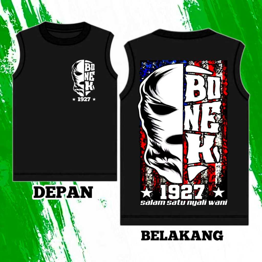KAOS SINGLET PERSEBAYA SALAM SATU NYALI WANI est 1927