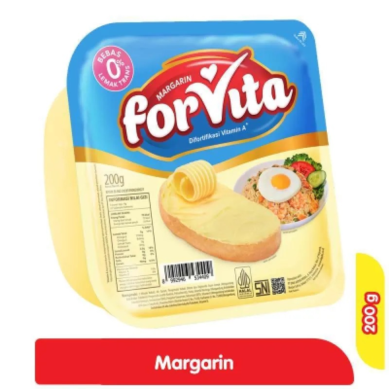 

FORVITA MARGARIN TUBE 200 Gr 1 KARTON 48 PACK