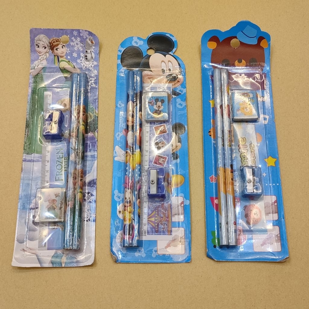 

Stationary Set 5 in 1 Peralatan Pensil Menulis Dan Sekolah