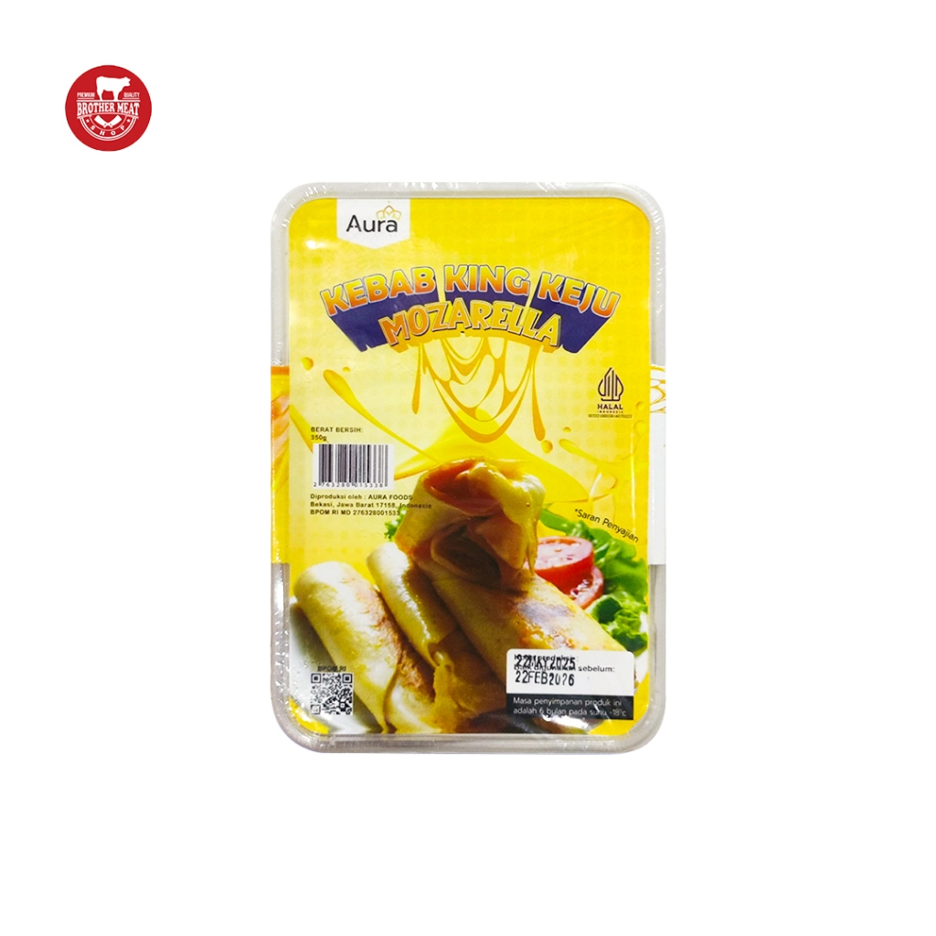 

DA Kebab King Keju Mozzarella 350gr / Kebab Sedang - Brothermeatshop
