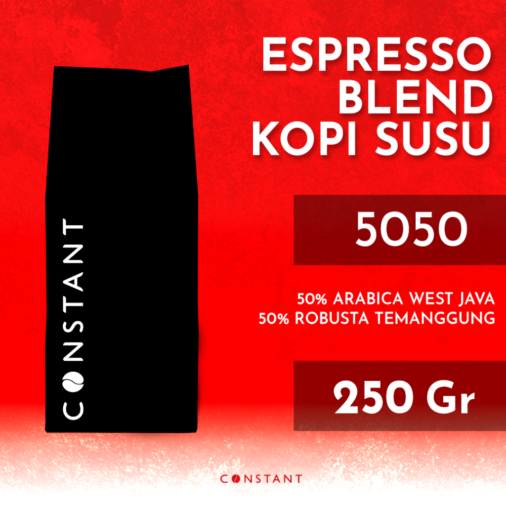 

Espresso Kopi Susu Blend 50% Arabika 50% Robusta 250 gram