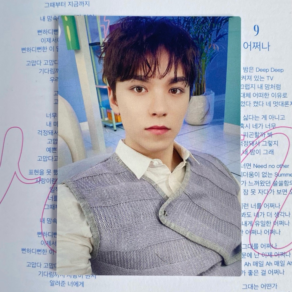 Official Photocard TC Home Japan Dino Vernon Seventeen