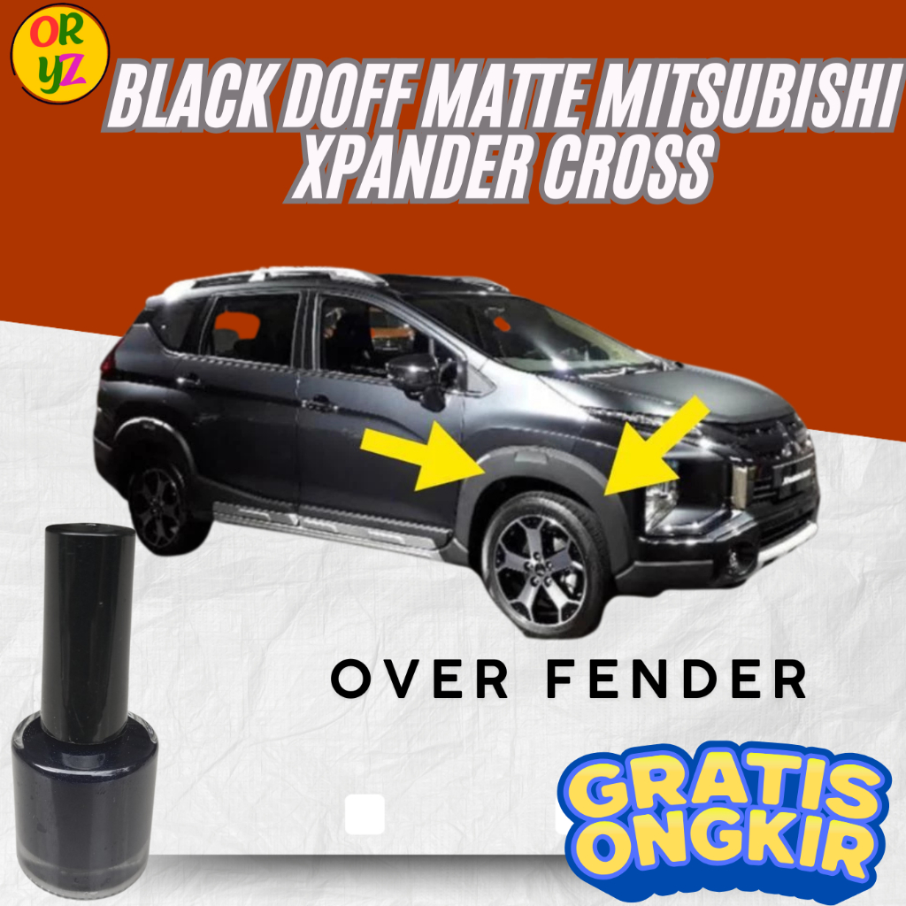 Cat Oles Black Doff Matte Mitsubishi Xpander Cross Hitam Kulit Jeruk Dof