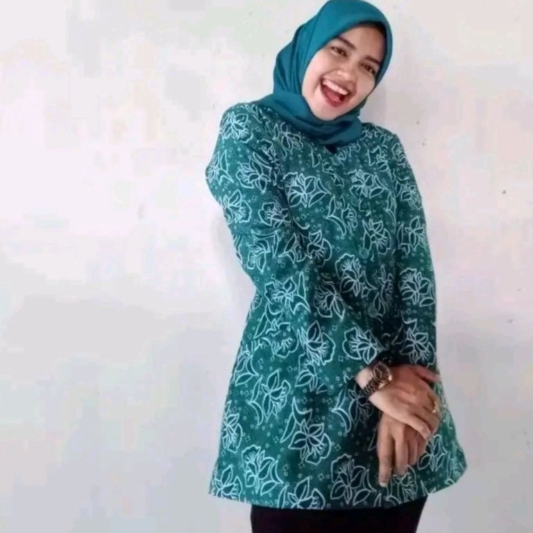 KODE N23X Baju PKK Nasional  Seragam PKK Baju PKK Nasional Atasan BATIK PKK nasional putik 5