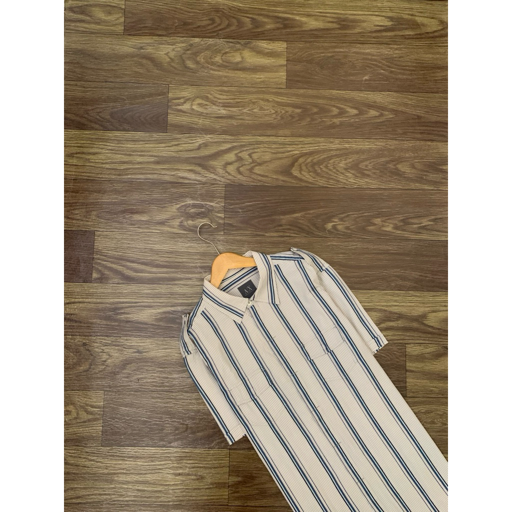 Kemeja ARMANI EXCHANGE Branded Retro Short Sleeve