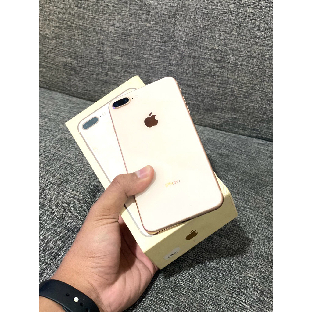 iPhone 8+ 8 Plus 64GB Fulset 100% Original Ex Internasional Handphone Second