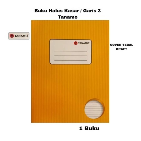 

1 Buku !!!!! Tanamo Buku Halus Kasar Garis 3 Tanamo Cover Tebal Kraft