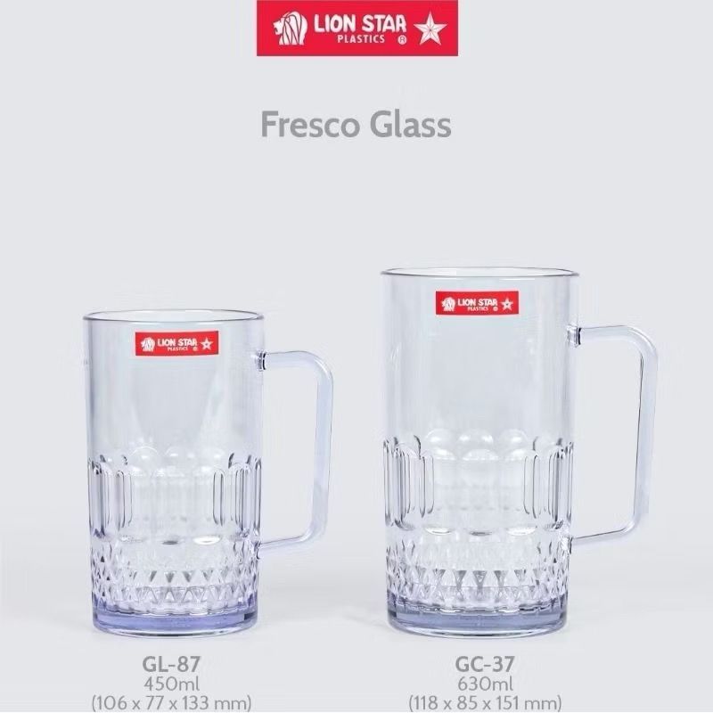 Gelas B20n mika 630ml/Gelas B20n mika 450ml/Gelas mika/Gelas/Mug/Gelas minum