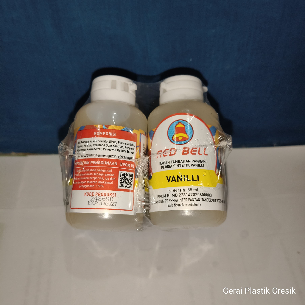 

Perisa / Essens Merk Red Bell Kemasan 55ml