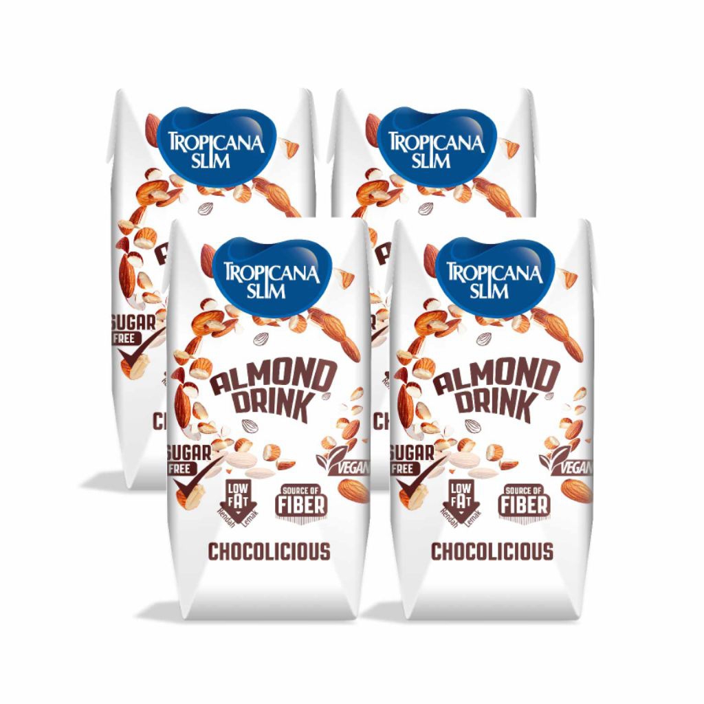 

TropicanaSlim Almond Drink Chocolicious 190ml x 1pcs