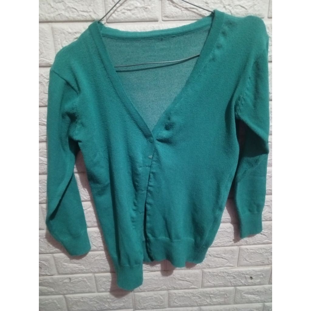 Preloved Cardigan Hijau