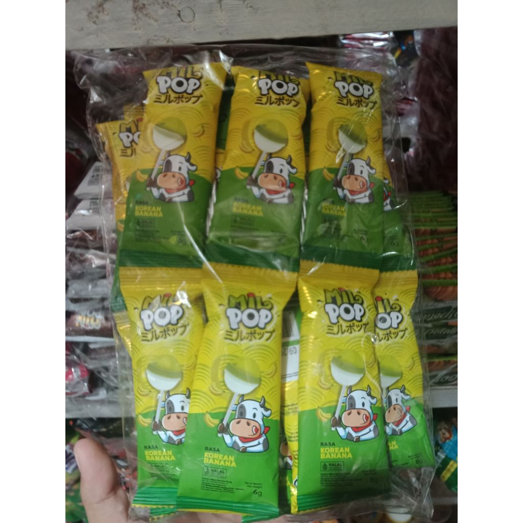 

Mil Pop Permen Rasa Korean Banana 20Pcs