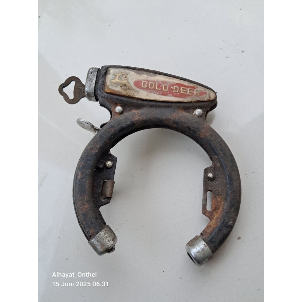 Kunci Sepeda Ontel Gold Deer Anti Tua Jadul Tua